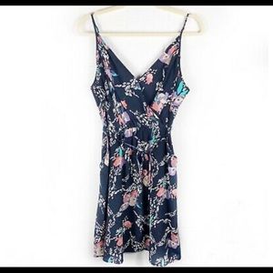 Yumi Kim Goddess silk tie mini dress